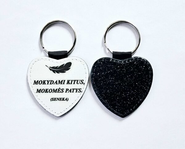 Raktų pakabukas "Mokydami kitus, mokomės patys"