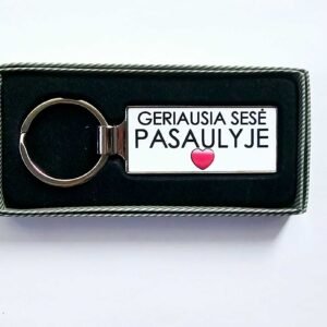 Raktų pakabukas „Geriausia sesė pasaulyje”